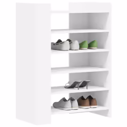 vidaXL Shoe Cabinet Shoe Storage Cupboard Shoe Rack White Engineered Wood