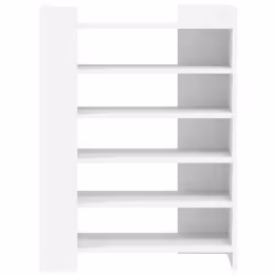 vidaXL Shoe Cabinet Shoe Storage Cupboard Shoe Rack White Engineered Wood