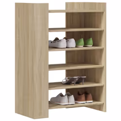 vidaXL Shoe Cabinet Shoe Storage Cupboard Shoe Rack Sonoma Oak Engineered Wood