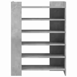 vidaXL Shoe Cabinet Shoe Storage Cupboard Rack Concrete Grey Engineered Wood