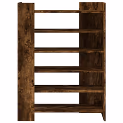 vidaXL Shoe Cabinet Shoe Storage Cupboard Shoe Rack Smoked Oak Engineered Wood