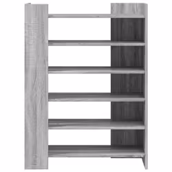 vidaXL Shoe Cabinet Shoe Storage Cupboard Rack Grey Sonoma Engineered Wood