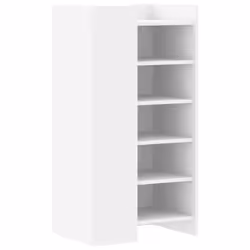 vidaXL Shoe Cabinet Shoe Storage Cupboard Shoe Rack White Engineered Wood - Additional view 5
