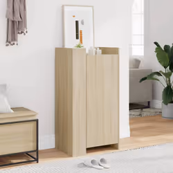 vidaXL Shoe Cabinet Shoe Storage Cupboard Shoe Rack Sonoma Oak Engineered Wood