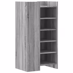 vidaXL Shoe Cabinet Shoe Storage Cupboard Rack Grey Sonoma Engineered Wood - Additional view 5