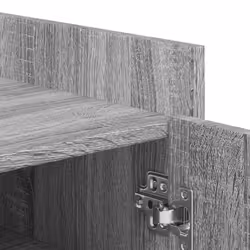 vidaXL Shoe Cabinet Shoe Storage Cupboard Rack Grey Sonoma Engineered Wood - Additional view 7