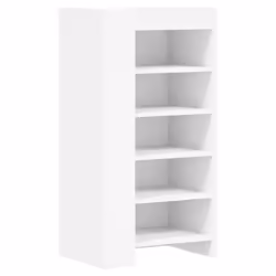 vidaXL Shoe Cabinet Shoe Storage Cupboard Shoe Rack White Engineered Wood - Additional view 5