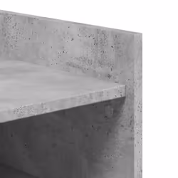 vidaXL Shoe Cabinet Shoe Storage Cupboard Rack Concrete Grey Engineered Wood - Additional view 7