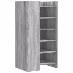 vidaXL Shoe Cabinet Shoe Storage Cupboard Rack Grey Sonoma Engineered Wood - Additional view 5