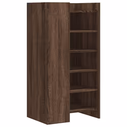 vidaXL Shoe Cabinet Shoe Storage Cupboard Shoe Rack Brown Oak Engineered Wood - Additional view 5