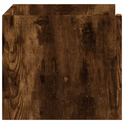 vidaXL Wall Shelf Floating Shelf Hanging Wall Storage Shelf Engineered Wood - smoked oak, 70.5 x 35 x 30.5 cm - Additional view 4