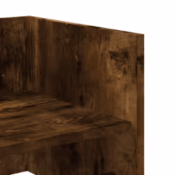 vidaXL Wall Shelf Floating Shelf Hanging Wall Storage Shelf Engineered Wood - smoked oak, 70.5 x 35 x 30.5 cm - Additional view 6