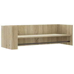 vidaXL Wall Shelf Floating Shelf Hanging Wall Storage Shelf Engineered Wood - sonoma oak, 100 x 35 x 30.5 cm