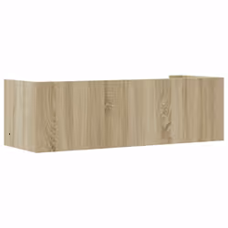 vidaXL Wall Shelf Floating Shelf Hanging Wall Storage Shelf Engineered Wood - sonoma oak, 100 x 35 x 30.5 cm - Additional view 5