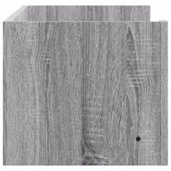 vidaXL Wall Shelf Floating Shelf Hanging Wall Storage Shelf Engineered Wood - grey sonoma, 100 x 35 x 30.5 cm - Additional view 4