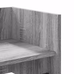vidaXL Wall Shelf Floating Shelf Hanging Wall Storage Shelf Engineered Wood - grey sonoma, 100 x 35 x 30.5 cm - Additional view 6