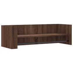 vidaXL Wall Shelf Floating Shelf Hanging Wall Storage Shelf Engineered Wood - brown oak, 100 x 35 x 30.5 cm