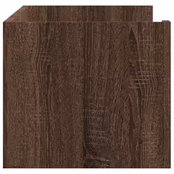 vidaXL Wall Shelf Floating Shelf Hanging Wall Storage Shelf Engineered Wood - brown oak, 100 x 35 x 30.5 cm - Additional view 4