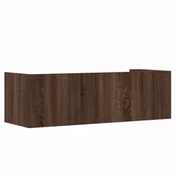 vidaXL Wall Shelf Floating Shelf Hanging Wall Storage Shelf Engineered Wood - brown oak, 100 x 35 x 30.5 cm - Additional view 5