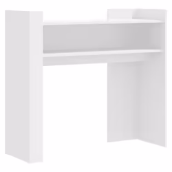 vidaXL Console Table Hallway Tea End Table Accent Side Table Engineered Wood - white