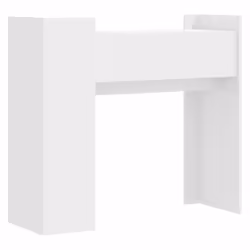 vidaXL Console Table Hallway Tea End Table Accent Side Table Engineered Wood - white - Additional view 5