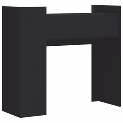 vidaXL Console Table Hallway Tea End Table Accent Side Table Engineered Wood - black - Additional view 5