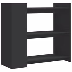 vidaXL Console Table Tea End Table Accent Side Table White Engineered Wood - black - Additional view 5