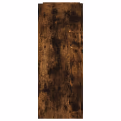 vidaXL Console Table Tea End Table Accent Side Table White Engineered Wood - smoked oak - Additional view 4