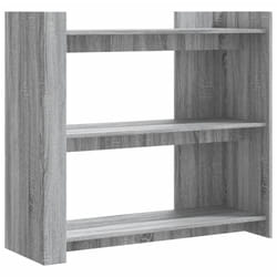 vidaXL Console Table Tea End Table Accent Side Table White Engineered Wood - grey sonoma