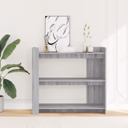 vidaXL Console Table Tea End Table Accent Side Table White Engineered Wood - grey sonoma