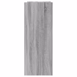 vidaXL Console Table Tea End Table Accent Side Table White Engineered Wood - grey sonoma - Additional view 4