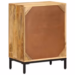 vidaXL Sideboard Side Cabinet Storage Cupboard Highboard Solid Wood Mango - Additional view 4