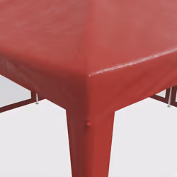 vidaXL Party Tent with 8 Mesh Sidewalls Party Gazebo Canopy Marquee Red HDPE - Additional view 6