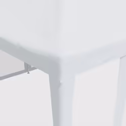 vidaXL Party Tent with 10 Mesh Sidewalls Gazebo Canopy Marquee White HDPE - Additional view 6