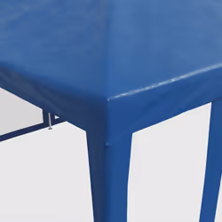 vidaXL Party Tent with 10 Mesh Sidewalls Party Gazebo Canopy Marquee Blue HDPE - Additional view 6
