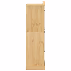 vidaXL Wardrobe Cupboard Closet Clothes Storage Organiser Solid Wood Pine - Additional view 4