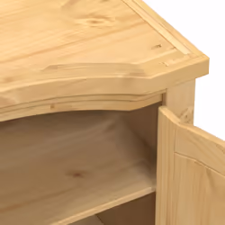 vidaXL Wardrobe Cupboard Closet Clothes Storage Organiser Solid Wood Pine - Additional view 6