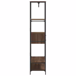 vidaXL Clothes Rack with Shelves Coat Rack Stand Brown Oak Engineered Wood - Additional view 4