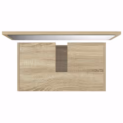 vidaXL Bathroom Furniture Set Sink Cabinet Mirror Sonoma Oak Engineered Wood - Additional view 8