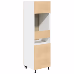 vidaXL Refrigerator Cabinet Kitchen Cabinet Unit Sonoma Oak Engineered Wood - Additional view 4