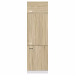 vidaXL Refrigerator Cabinet Kitchen Cabinet Unit Sonoma Oak Engineered Wood - Additional view 6