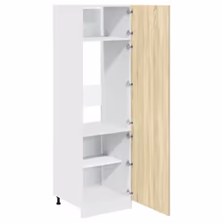 vidaXL Refrigerator Cabinet Kitchen Cabinet Unit Sonoma Oak Engineered Wood - Additional view 7