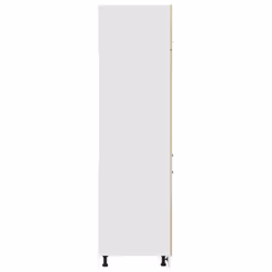 vidaXL Refrigerator Cabinet Kitchen Cabinet Unit Sonoma Oak Engineered Wood - Additional view 8