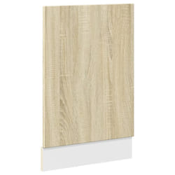 vidaXL Dishwasher Panel Dishwasher Protector Panel Sonoma Oak Engineered Wood