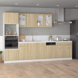 vidaXL Dishwasher Panel Dishwasher Protector Panel Sonoma Oak Engineered Wood