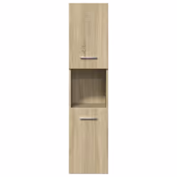 vidaXL Bathroom Cabinet Sink Unit Storage Cabinet Sonoma Oak Engineered Wood - Additional view 4