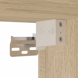 vidaXL Bathroom Cabinet Sink Unit Storage Cabinet Sonoma Oak Engineered Wood - Additional view 9
