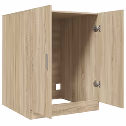 vidaXL Washing Machine Cabinet Bathroom Laundry Room Cupboard Storage Rack - sonoma oak - Additional view 6
