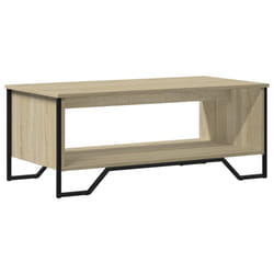 vidaXL Coffee Table End Table Accent Side Table Sonoma Oak Engineered Wood - sonoma oak, 100 x 51 x 40 cm