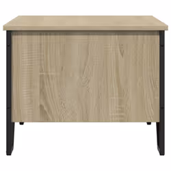 vidaXL Coffee Table End Table Accent Side Table Sonoma Oak Engineered Wood - sonoma oak, 100 x 51 x 40 cm - Additional view 5